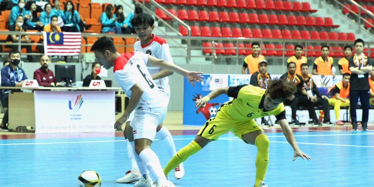 Sukan SEA 2021: Skuad futsal lelaki terus ‘kering’ kemenangan, tewas kepada Inonesia