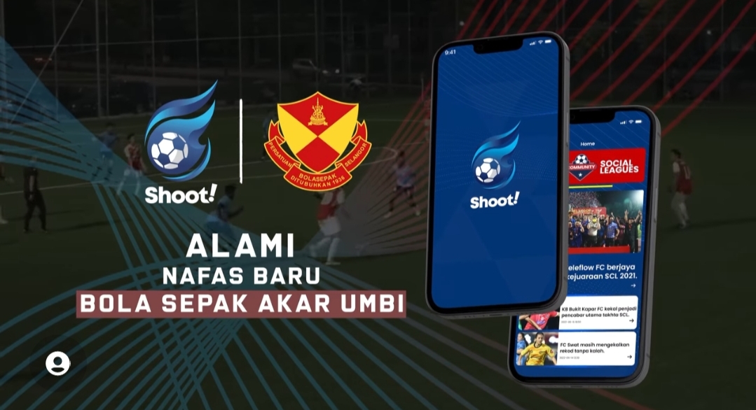 FAS dan Shoot! jalin kerjasama aplikasi mudah alih bola sepak akar umbi