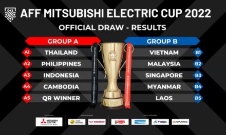 Malaysia diundi Kumpulan B Kejohanan Piala AFF Mitsubishi Electric 2022