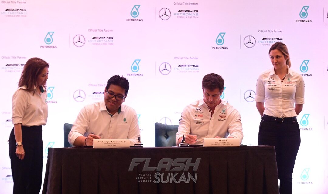 Formula 1: Petronas lanjutkan tajaan, kerjasama teknikal dengan Mercedes-AMG melangkaui 2026