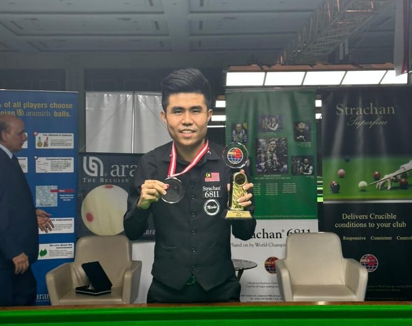 Sejarah tercipta, Kok Leong atlet Malaysia pertama rangkul juara Kejohanan Snuker Amatur Dunia