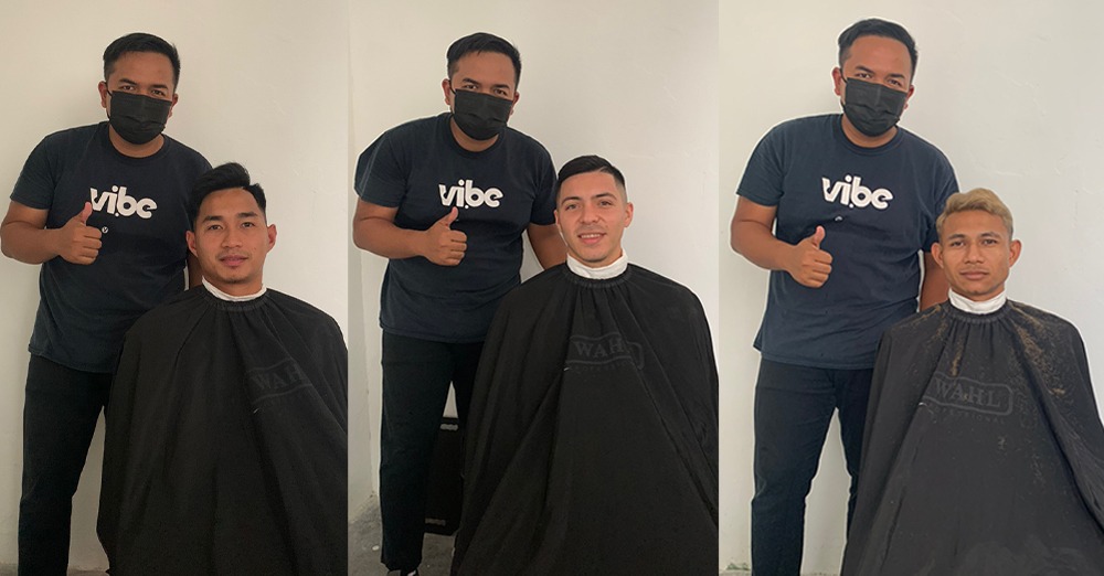 Sentuhan The Gunting Karat Barbershop beri semangat tambahan pemain Harimau Malaya