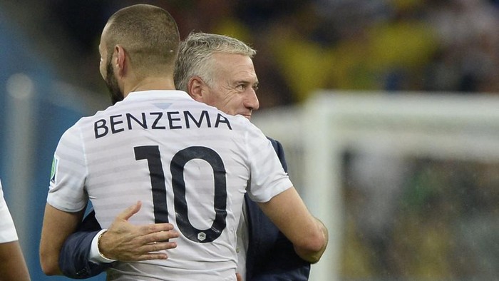 Deschamps bagi bayangkan kemungkinan Benzema kembali di final