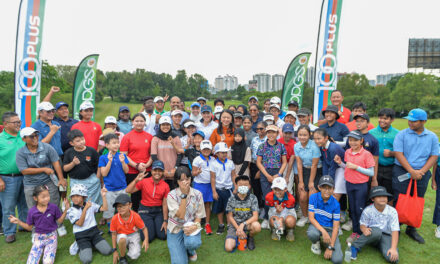 Kelly Tan kongsi pengalaman, ilmu golf bersama si cilik