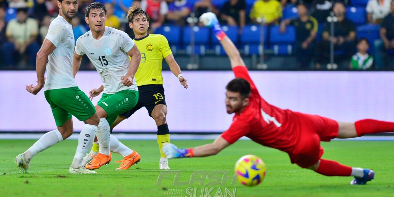 Harimau Malaya raih kemenangan tipis ke atas Turkmenistan