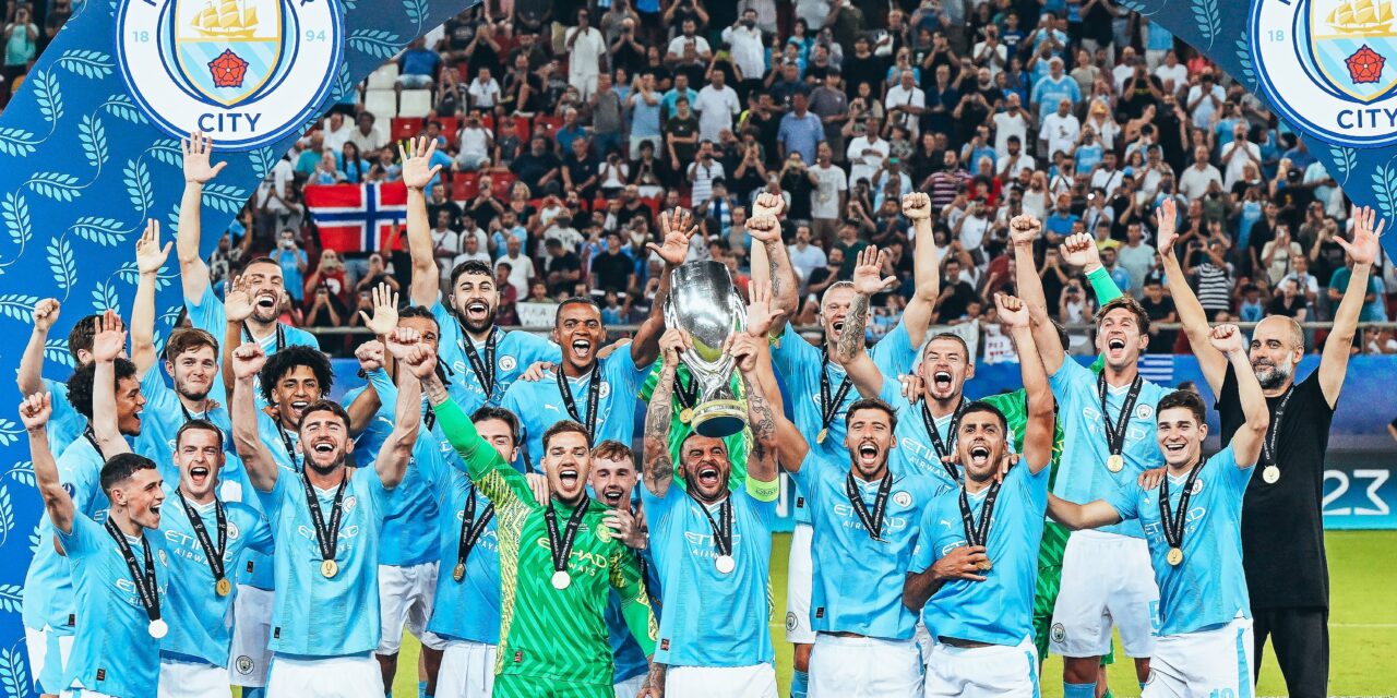 Manchester City julang Piala Super Eropah