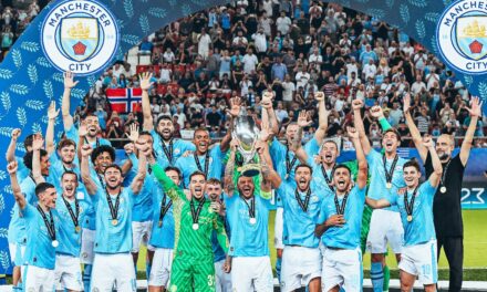 Manchester City julang Piala Super Eropah