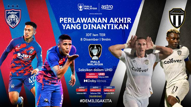 Final Piala Malaysia: Astro bakal cipta sejarah, siaran langsung dalam 4K UHD dan Dolby Atmos