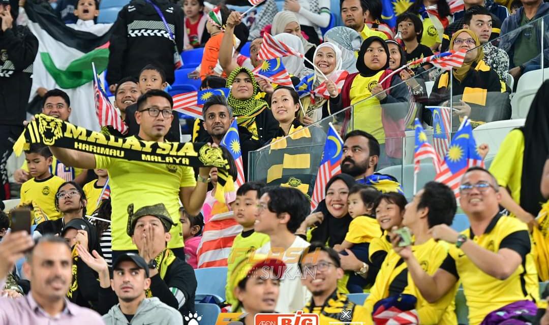 Aksi Malaysia catat peratusan kehadiran tertinggi ke stadium antara semua pasukan Asia Tenggara 