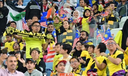 Aksi Malaysia catat peratusan kehadiran tertinggi ke stadium antara semua pasukan Asia Tenggara 