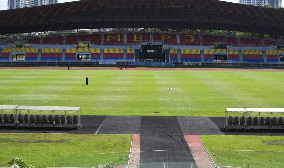 Saliran padang Stadium MBPJ ditambah baik khas aksi Selangor FC 