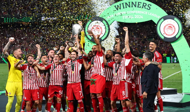 Olympiacos juara Liga Konferens Europa 2024