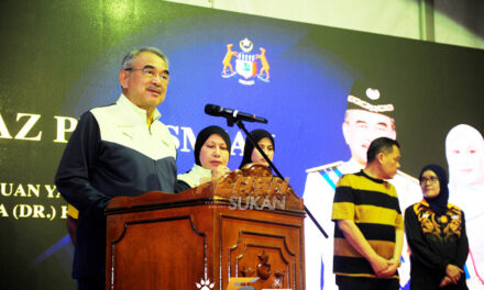 Mohd Ali Rustam dipilih Tokoh Kepimpinan Sukan Anugerah SAM-100PLUS 2023