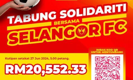 Kempen Solidariti Bersama Selangor FC kumpul RM20,000 dalam 24 jam