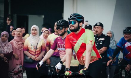 Raja Muda Selangor serikan Kayuhan Penutup 25 Tahun UiTM