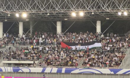 Stadium Cheras meriah sorakan penyokong Palestin