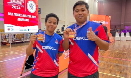 Teqball: Pasangan beregu campuran DBKL harap lebih ramai bakat baharu muncul