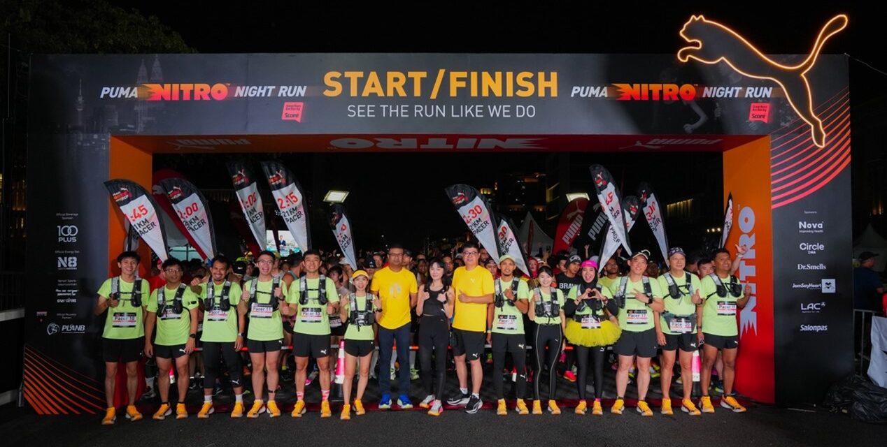 Larian Puma Nitro Night meriah dengan lebih 10,000 peserta!